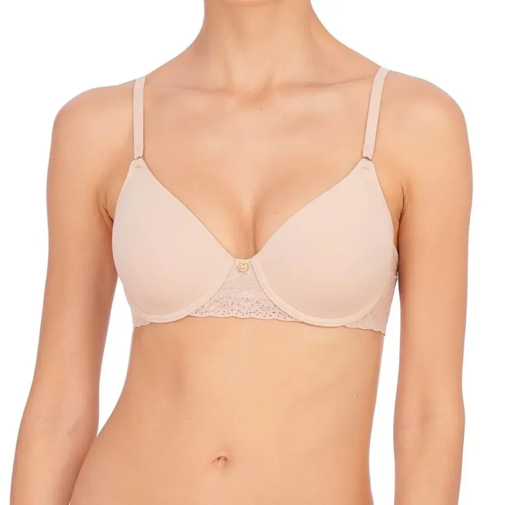 Natori Women's 38D Mocha Bliss Perfection Contour Underwire T Shirt Bra C15-6